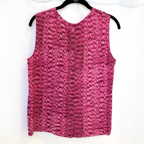 Equipment | Pink Silk Sleeveless Blouse - Picture 3 of 6